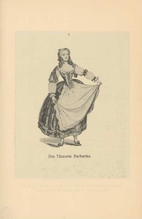 Die Tänzerin Barbarina