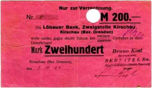 Zweihundert Mark