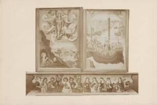 Kloster Lichtenthal, Flügelbilder und Predella des Altars auf dem Frauenchor.