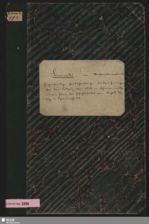 Eigenhändige handschriftliche Aufzeichnungen über den Feldzug von 1866 in Böhmen - Mscr.Dresd.App.3396
