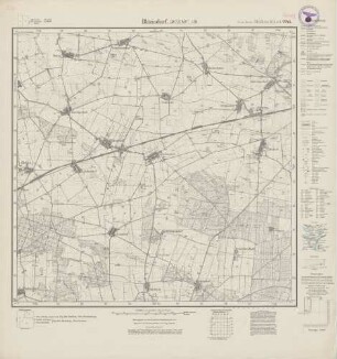 4043 (alte Nr.: 2245) Blönsdorf, Meßtischblatt (4cm - Karte)