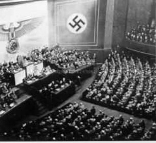 Reichstagssitzung in der Berliner Kroll-Oper 1939
