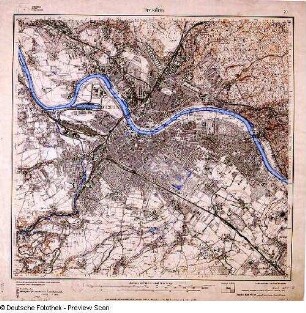 Topographische Karte Dresden, N° 66 [4948] (1:25 000)