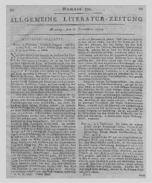 Wettengel, F. T.: Trostgründe bey den Gräbern unsrer Geliebten. [2. Aufl.] Greiz: Henning 1791