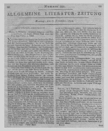 Wettengel, F. T.: Trostgründe bey den Gräbern unsrer Geliebten. [2. Aufl.] Greiz: Henning 1791