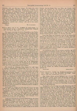 664-666 [Rezension] Sacris Erudiri. VI, 2 1954