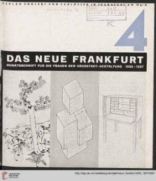 Heft 4 /Februar / März 1927)