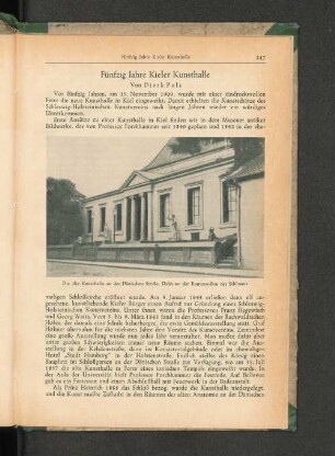 Fünfzig Jahre Kieler Kunsthalle