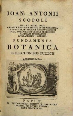 Fundamenta botanica