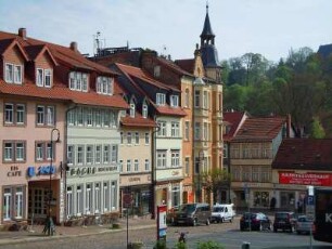 Eisenach - Häuser am Frauenplan : Häuser am Frauenplan in Eisenach, aufgenommen am 30. April 2012