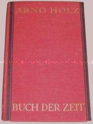 Der Gedichtband Buch der Zeit