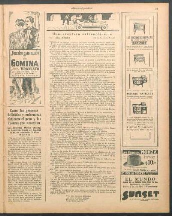 Una aventura extraordinaria