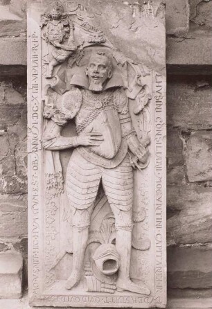 Grabstein eines Hauptmannes von Duderstadt (Raubritter?) (gestorben 1614)