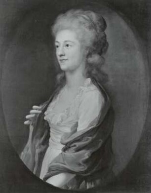 Bildnis Friederike Charlotte Bause, Tochter des Kupferstechers Johann Friedrich Bause