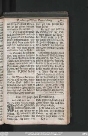 Von der geistlichen Vermählung.