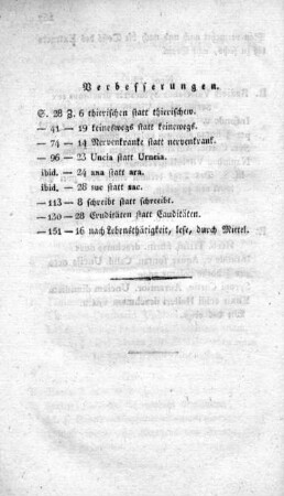 Verbesserungen.