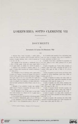 1: L' Oreficeria sotto Clemente VII, [3]