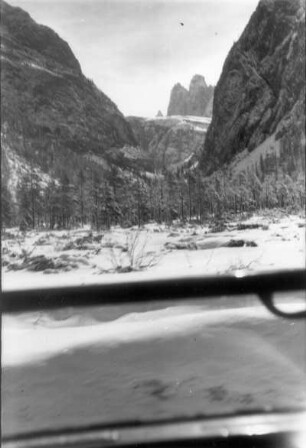 Winterurlaub in den Alpen. Berlglandschaft