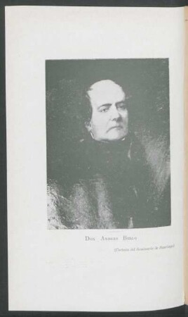 [Retrato de] don Andrés Bello
