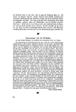 Immermann und die Wahrheit : (Zu dem Artikel Schubert, Die Wahrheit des Unterrichts, Seite 24 d. Jahrg.)