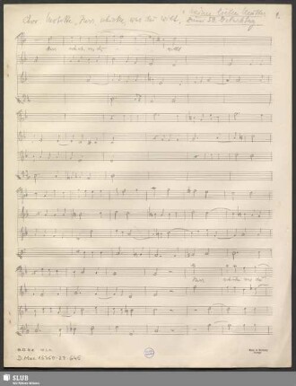 Herr schicke was du wilt - D.Mus.15350-ZZ-645 : Coro