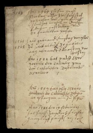 Lokale und Familiennachrichten, fortgeführt bis 1633