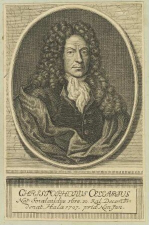 Bildnis des Christophorus Cellarius