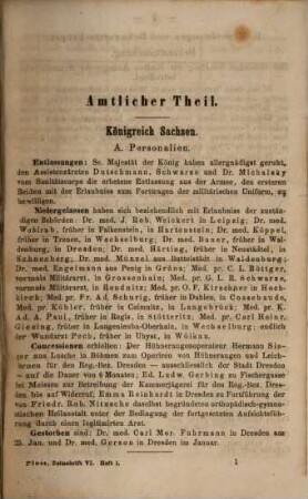 Zeitschrift für Medicin, Chirurgie und Geburtshilfe. 21 = N.F. Bd. 6. 1867
