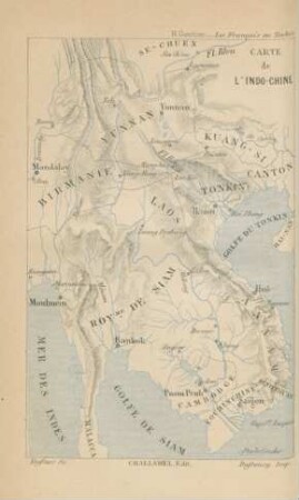 Carte de l'Indo-Chine