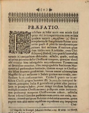 Bestiarius christianus, sive de damnatione Christianorum veterum ad bestias diss. hist. eccles.