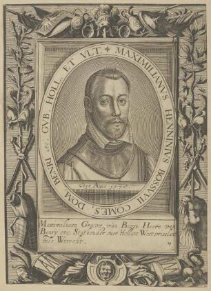 Bildnis des Maximilianvs Henninivs Bossvv