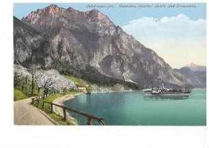 Gmunden, Gasthof Hois'n und Traunstein