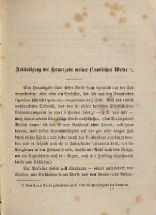 Jean Paul's sämmtliche Werke, 1