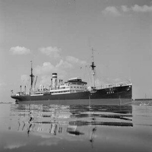 Frachtschiff "Gera" der HAPAG, im April 1923 vom Stapel gelaufen