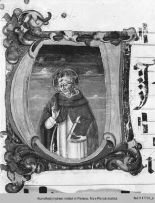 Historisierte Initiale V: San Domenico - Graduale festivo I