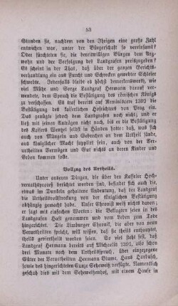Vollzug des Urtheils.