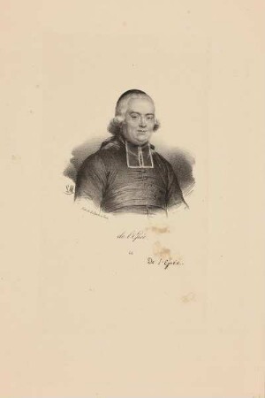 Bildnis des de L'Epée