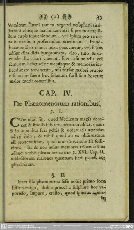 Cap. IV. De Phaenomenorum rationibus