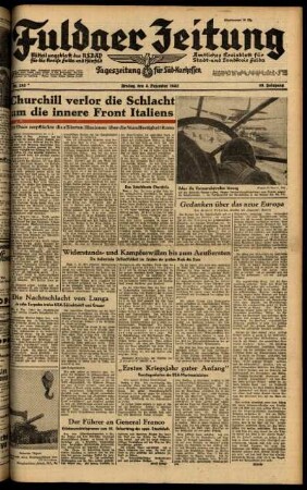 Ausgabe vom Freitag, den 04. Dezember 1942.
