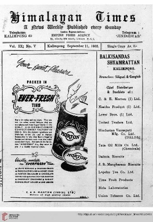 No. V (11 September 1955)