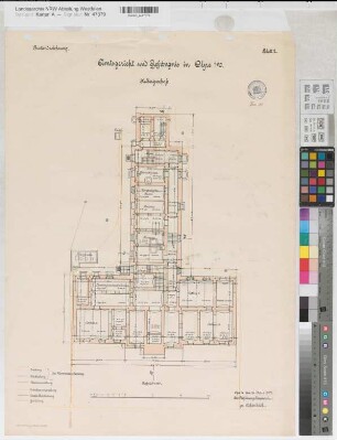 Olpe, Amtsgericht und Gefängnis, Grundriss Kellergeschoss