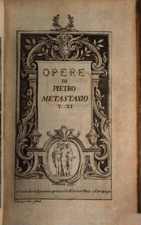 Opere del Abate Pietro Metastasio, 11