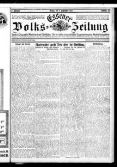 Essener Volks-Zeitung. 1869-1941