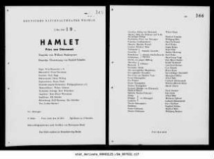 Hamlet Prinz von Dänemark