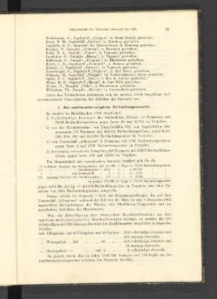 e. Das maritim-meteorologische Beobachtungsmaterial.