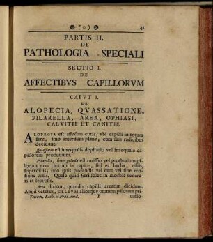 Partis II. Pathologia Speciali