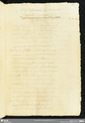 [Text 4, Kapitel 4:] Al Signor Auuocatio Gio. Antonio Moraldi [1637-1709] Romano