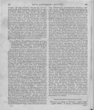 Krug, W. T.: Die geistlichen Umtriebe und Umgriffe im Königreiche Sachsen und in dessen Nachbarschaft. Jena: Bran 1826