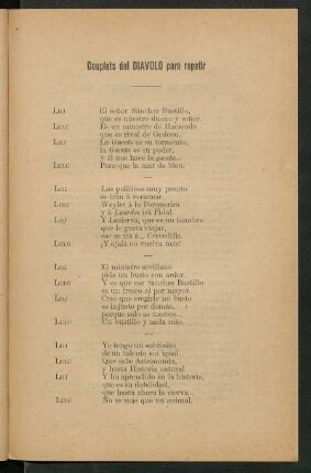Couplets del diavolo para repetir