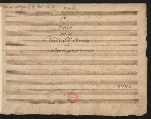 Sonaten; vla d'amore, cemb; G-Dur; CzaR 93